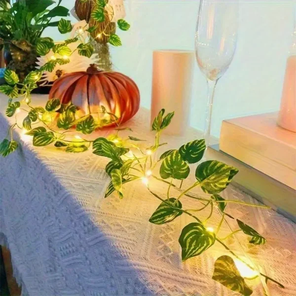 Watermelon Leaf Vine String Light - Image 2