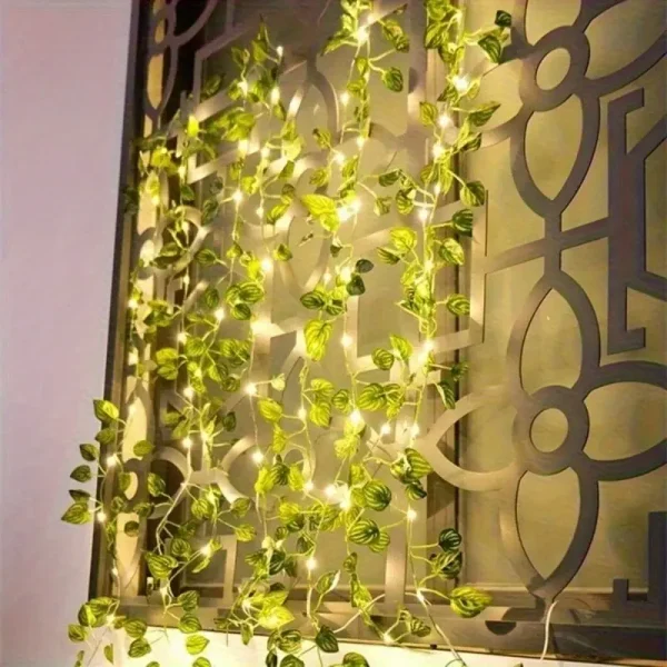 Watermelon Leaf Vine String Light - Image 3