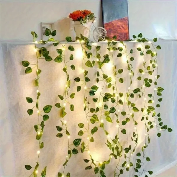 Watermelon Leaf Vine String Light - Image 4