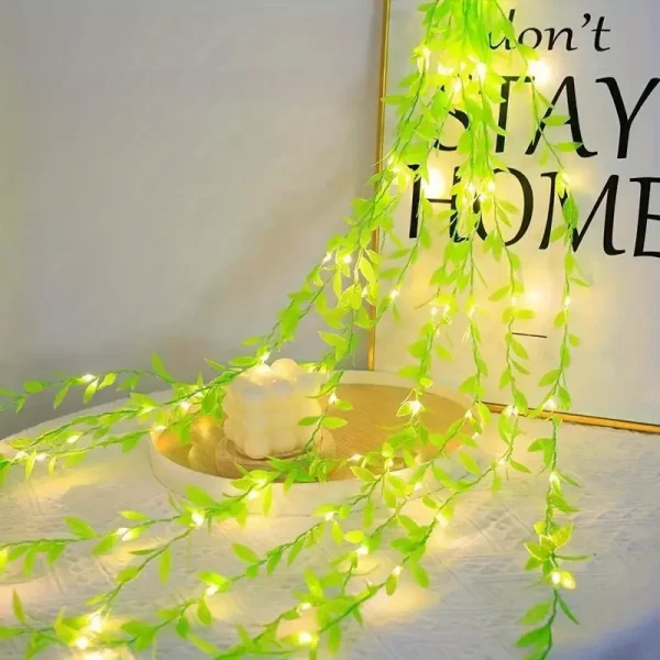 Willow Leaf Vine String Light - Image 4