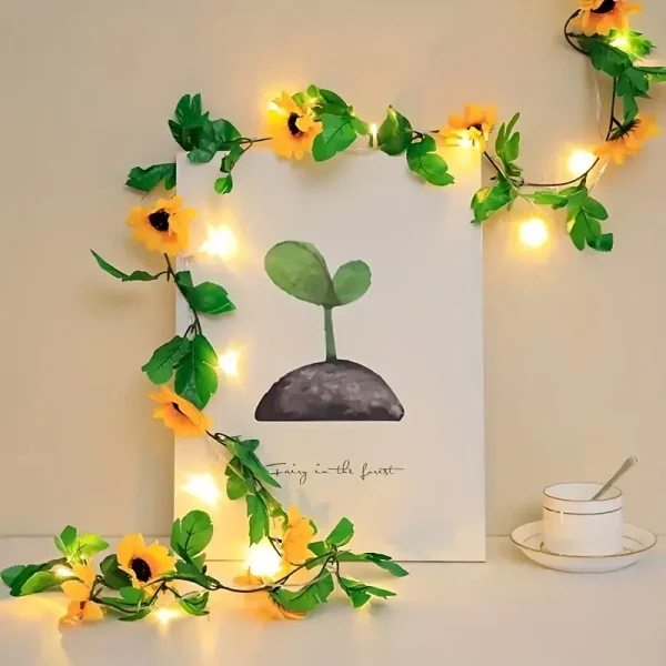 Sunflower Vine String Light - Image 2