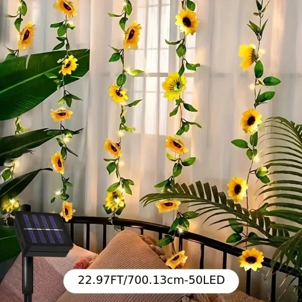 Sunflower Vine String Light - Image 3