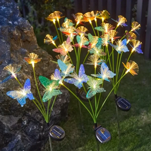 Fiber Optic Butterfly Stake Light - Image 2
