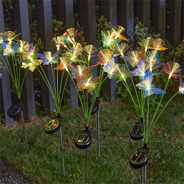 Fiber Optic Butterfly Stake Light - Image 4