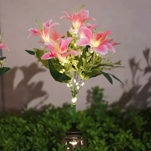 Lily Flower Ground Stake Light - Image 2