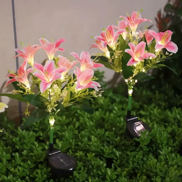 Lily Flower Ground Stake Light - Image 5