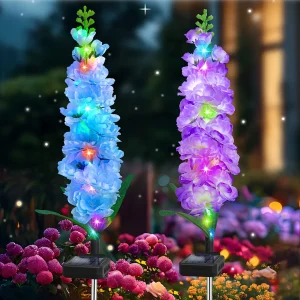 Hyacinth Flower Ground Stake Light