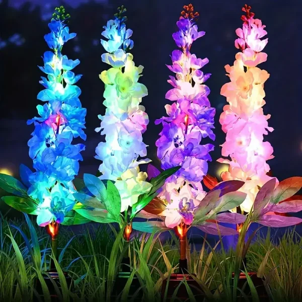 Hyacinth Flower Ground Stake Light - Image 3