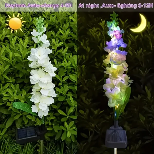 Hyacinth Flower Ground Stake Light - Image 5